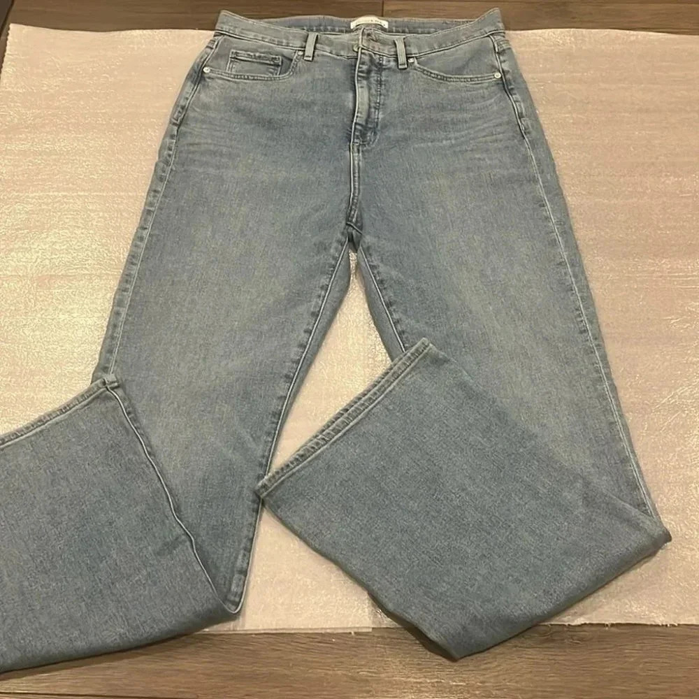 [Sz30/L32]Loft The Slim Flare High Rise Light washed WMN  Jeans